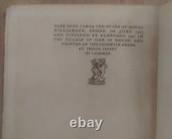 Tarka the Otter First Edition 1927 Limited Edition Henry Williamson