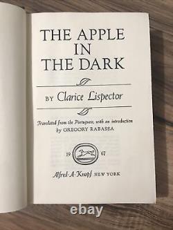 The Apple in the Dark / Clarice Lispector / First American Edition, Knopf 1961