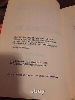 The Autobiography of Malcolm X First Book Club Edition, 1965 Grove Press