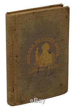 The Bar-Tenders Guide or How to Mix Drinks JERRY THOMAS First Edition 1st 1862