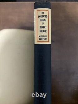 The Collected Poems Of Rupert Brooke, First Edition