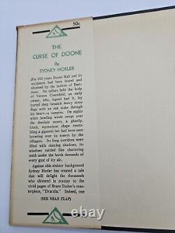 The Curse of Doone by Sydney Horler copyright 1930 Mystery VTG First Edition