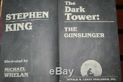 The Dark Tower THE GUNSLINGER by Stephen King (1982) HCDJ 1st Edition