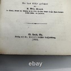 The Faithful Soul Shepherd 1868 German translation Lutheran church First Edition