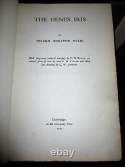 The Genus Iris By William Rickatson Dykes Cambridge 1913 47 Color Plates Folio