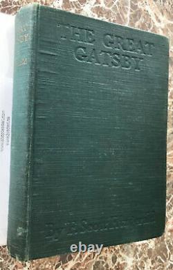The Great Gatsby, TRUE First Edition, 1925, by F. Scott Fitzgerald 1st/1st