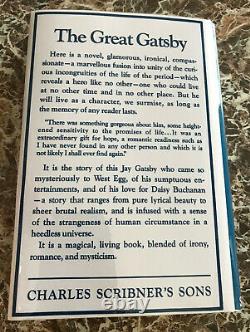 The Great Gatsby, TRUE First Edition, 1925, by F. Scott Fitzgerald 1st/1st