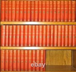 The Harvard Classics! (first Edition!) Complete Set In 52 Volumes! Orange! Rare