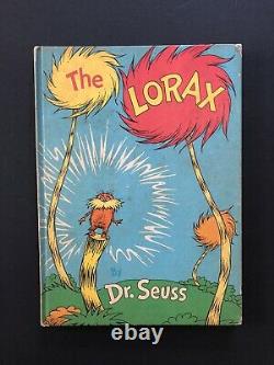 The Lorax 1971 Theo LeSieg Dr Seuss Roy McKie Erie First Edition rare