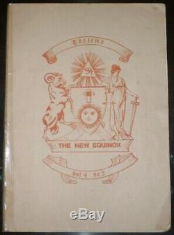 The New Equinox, Vol 4 No 2, Thelema, Occult, Aleister Crowley, Magick, 1979