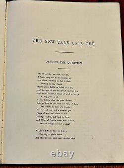 The New Tale of a Tub First Edition, 1841