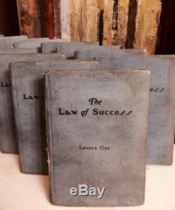 The Original 1925 Law Of Success Manuscript Lessons/ Napoleon Hill / Signed