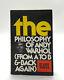 The Philosophy Of Andy Warhol From A To B First Edition 1st Printing Signed