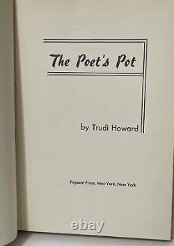 The Poet's Pot by Trudi Howard Signed And Inscribed First Edition HCDJ 1953