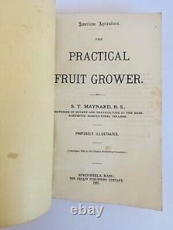 The Practical Fruit Grower 1886 First Edition GORGEOUS & RARE! VGC+
