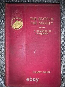 The seats of the mighty vintage hard cover book Antique