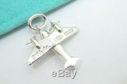 Tiffany & Co. Sterling Silver 1st edition Airplane Travel Pilot Charm