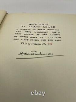 Tomlinson, H. M. GALLIONS REACH First Edition