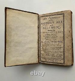 Turner Ars Notoria 1st edition 1657