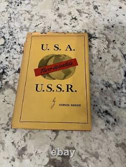 Two WorldsUSA-USSR by Stephen Nenoff HC, 1946 first edition Signed