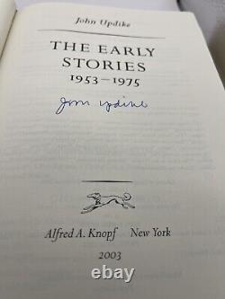 Updike, John THE EARLY STORIES First Edition Signed