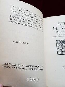 VACHE Lettres De Guerre FIRST EDITION Limited 1919 Surrealism RARE DADA Art