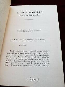 VACHE Lettres De Guerre FIRST EDITION Limited 1919 Surrealism RARE DADA Art