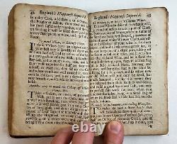 VERY RARE England's Happiness Improved 1697 First Ed Book Wine Spirits etc