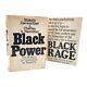 Vtg Hardcover Books 1967 First Edition Black Power 1968 Black Rage 7th Printing