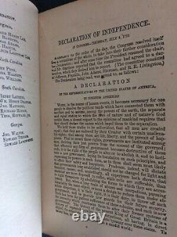 Very Rare 1864 first edition National Hand-Book, Presidents Portraits, 1st Gov