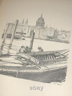 Vintage Book -Riverside London, A Sketchbook- By? Dorothy Woollard