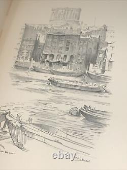 Vintage Book -Riverside London, A Sketchbook- By? Dorothy Woollard