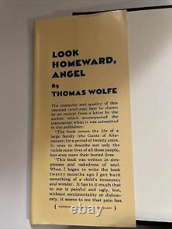 Vintage Thomas Wolfe LOOK HOMEWARD ANGEL First Edition 1929