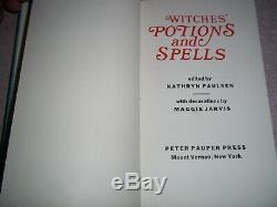 Vintage Witches' Potions and Spells by Kathryn Paulsen Maggie Jarvis 1971