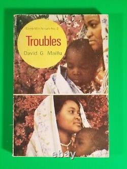 Vtg TROUBLES By David G. Maillu First Edition 1974 RARE Comb Mini Novels no. 2