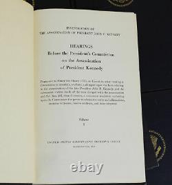 WARREN COMMISSION REPORT 26 Volume First Edition 1964 John Kennedy Assassination