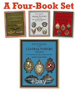 WWI Aviation History and Flight Badges (1914 -1918), 4 Books Complete Series