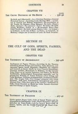 W Y Evans Wentz 1st Edition 1911 The Fairy-Faith in Celtic Countries Hardcover