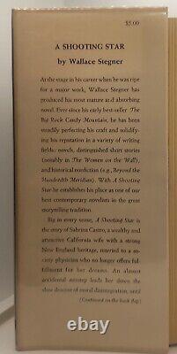 Wallace Stegner Shooting Star Signed First Edition