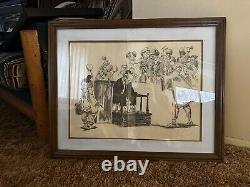 Wayne Howell Original Artwork SIGNED Numbered Jury Clowns RARE COLLECTIBLE COOL