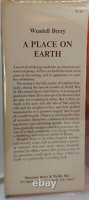 Wendell Berry A Place On Earth Signed First Edition