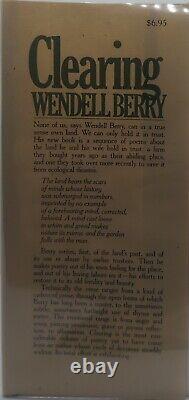 Wendell Berry Clearing Signed First Edition