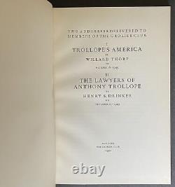 Willard Thorp / Two Addresses Delivered To Members Of The Grolier Club 1st 1950