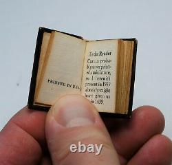 X RARE Miniature Book Caxton Doll's Prymer Washburn 1939 Lmtd Only 3 Known