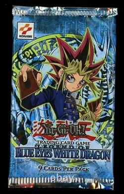 Yugioh Legend of Blue Eyes White Dragon Original Booster Pack (LOB) Konami Logo