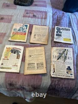 10 Magazines Argosy des années 1930 - Grandes couvertures