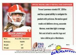 (10) Trevor Lawrence 2021 Pro Set #ps1 First Ever Rookies Mint Limited Edition
