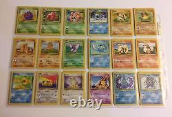 151/150 Ensemble De Cartes Pokémon D'origine Toutes Les Cartes Holos 1ère Édition Base