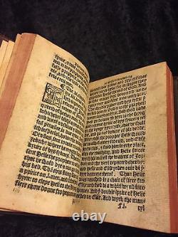 1550 John Wycliffe Pathway To Perfect Knowledge Bible A True Prologue Rare Bible