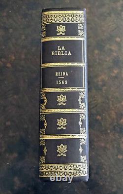 1569 Première Édition Ours Bible 1ère Espagnole La Biblia Del Oso Reina